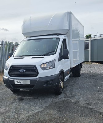 Lot 74 - 2018 (68 plate) Ford Transit 350 Luton Euro 6b