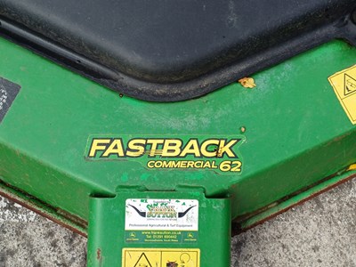 Lot 32 - 2011 John Deere 1545 ride on mower with fastback commercial 62 cutting deck