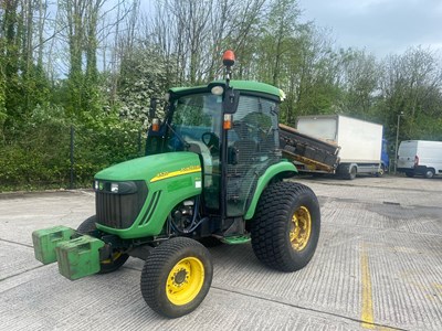 Lot 29 - 2009 (59 Plate) John Deere Tractor 4520 With Flail Arm