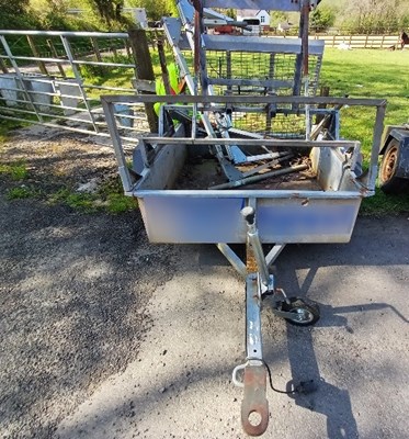 Lot 54 - Pike 750kg Single Axle Traffic Light Trailer