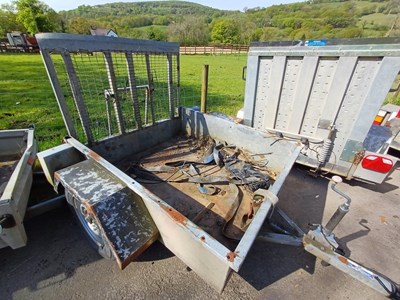 Lot 57 - Pike 750kg Single Axle Traffic Light Trailer