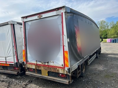 Lot 24 - 2012 Don-Bur Single Axle Curtainside Trailer