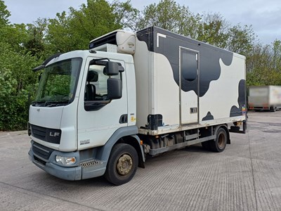 Lot 51 - 2013 (63 Plate) DAF LF45.160 4x2 Fridge Unit Vehicle With Tail-Lift Euro 6