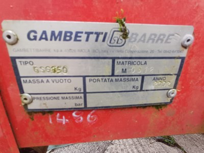 Lot 38 - Gambetti Barre Golf Sprayer