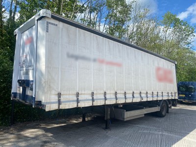 Lot 9 - 2012 DON-BUR UB18AW Curtainside Trailer