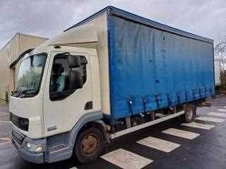 Lot 71 - 2008 DAF LF45.140 Curtain-Sided with Anteo Tuck Under Tail Lift Lorry Euro 4