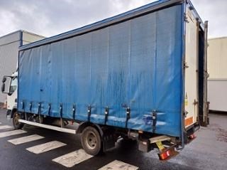 Lot 71 - 2008 DAF LF45.140 Curtain-Sided with Anteo Tuck Under Tail Lift Lorry Euro 4