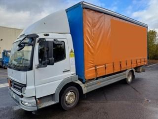 Lot 50 - 2010 Mercedes Atego Curtain-sided Lorry BlueTec 5