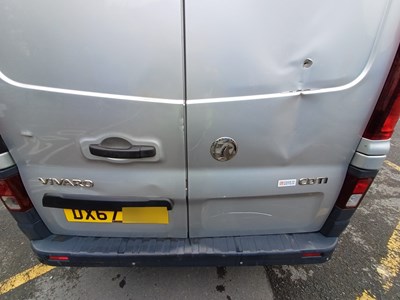 Lot 73 - 2017 (67 Plate) Vauxhall vivaro panel van euro 6