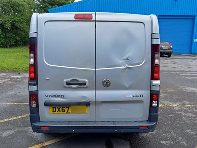 Lot 73 - 2017 (67 Plate) Vauxhall vivaro panel van euro 6