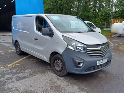 Lot 73 - 2017 (67 Plate) Vauxhall vivaro panel van euro 6
