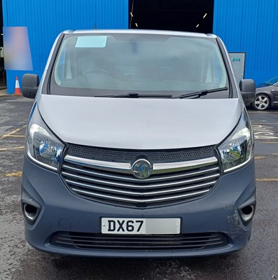 Lot 73 - 2017 (67 Plate) Vauxhall vivaro panel van euro 6