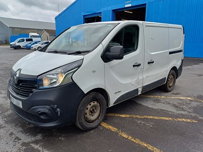 Lot 74 - 2017 Renault trafic SL27 business DCI panel van euro 6b