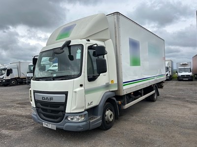 Lot 37 - 2017 (67 plate) DAF LF 150 Box Van Euro 6