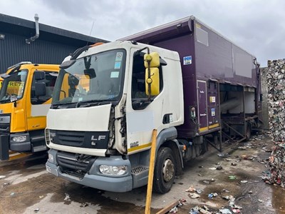 Lot 28 - 2013 (63 Plate) DAF LF 45.210 Recycling Truck Euro 5 NON RUNNER