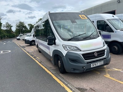 Lot 6 - 2017 (67 Plate) Fiat Ducato 42 Multijet II S-A 16 Seater Minibus Euro 6 NON RUNNER