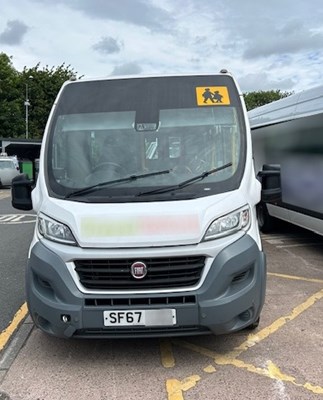 Lot 6 - 2017 (67 Plate) Fiat Ducato 42 Multijet II S-A 16 Seater Minibus Euro 6 NON RUNNER