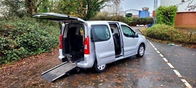 Lot 34 - 2010 Peugeot Partner Tepee S HDI 75 Wheelchair Access Vehicle with Electric Winch Euro 4