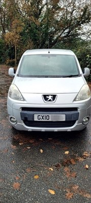 Lot 34 - 2010 Peugeot Partner Tepee S HDI 75 Wheelchair Access Vehicle with Electric Winch Euro 4