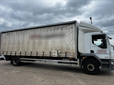 Lot 2 - 2017 (66 Plate) DAF LF 250 18T Rigid Curtainside Euro 6