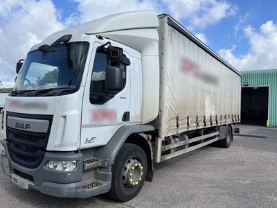 Lot 1 - 2017 DAF LF250 FA Curtain-sided Lorry With Tail-Lift Euro 6