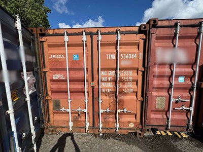 Lot 24 - Triton 40ft Shipping Container