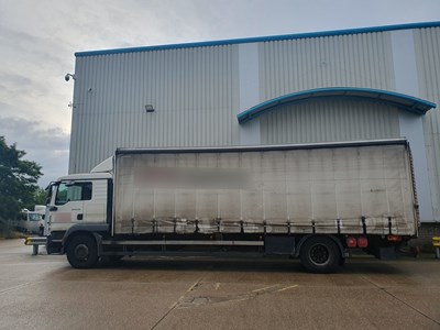 Lot 3 - 2017 MAN TGM18.250 4x2 Rigid 18t Curtainsider Euro 6