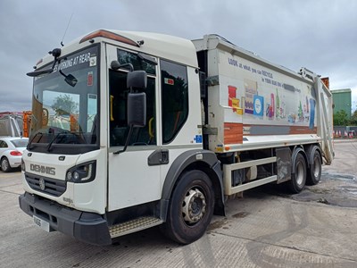 Lot 20 - 2017 (66 plate) Dennis Elite 6 6X4 Refuse Vehicle Euro 6