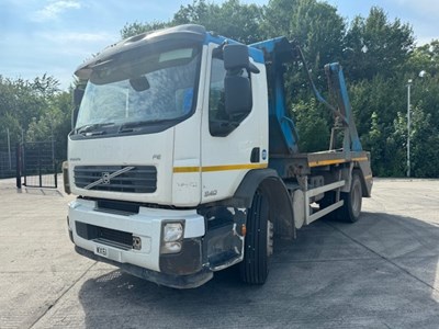 Lot 4 - 2011 (61 Plate) Volvo FE 340 Skip Loader Euro 5