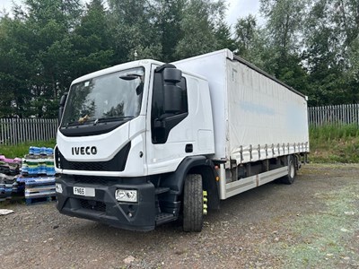 Lot 37 - 2016 (66 Plate) Iveco Eurocargo 180E25P S-A Rigid Curtainside Euro 6