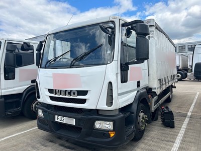 Lot 5 - 2012 Iveco ML 120E18/P Rigid Curtainside Euro 5