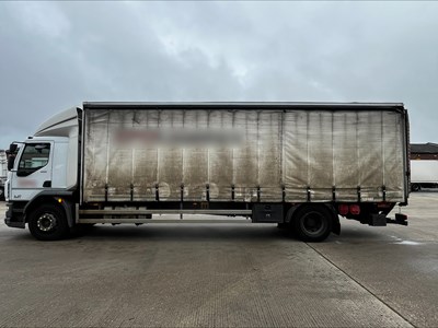 Lot 30 - 2017 (66 Plate) DAF LF 250 18T Rigid Curtainside Euro 6