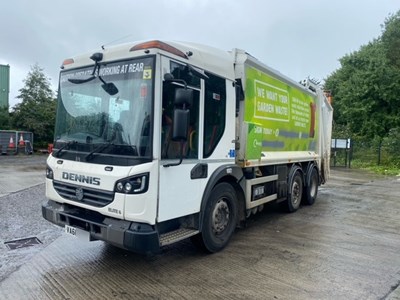 Lot 25 - 2017 (66 Plate) Dennis Elite 6 6x2 Refuse Vehicle Euro 6