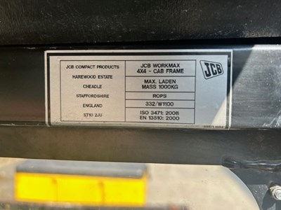 Lot 123 - 2013 JCB 4X4 Rescue Max Utility Vehicle