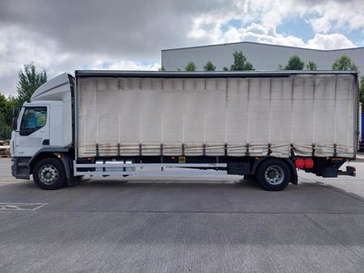 Lot 22 - 2016 (66 plate) DAF LF 250 FA Rigid Curtainside Euro 6