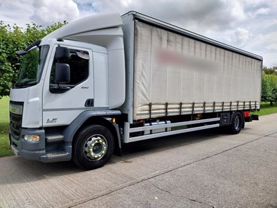 Lot 3 - 2016 (66 plate) DAF LF 250 FA Rigid Curtainside Euro 6